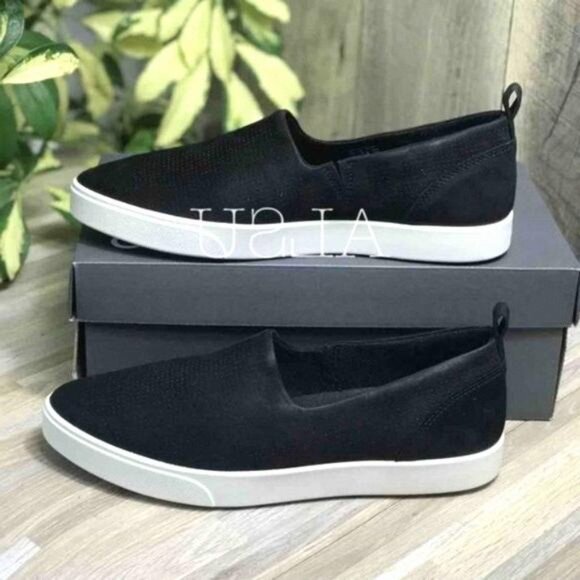 Ecco Shoes - 🌸 SALE 🌸 ECCO Gillian Suede Slip On Black Size 02001 285593 Women's 8-8.5